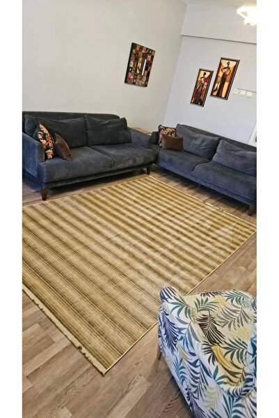 Hem Halı Ada Şönil Gold Geçişli Toz Vermez Kolay Temizlenir Leke Tutmaz Salon...