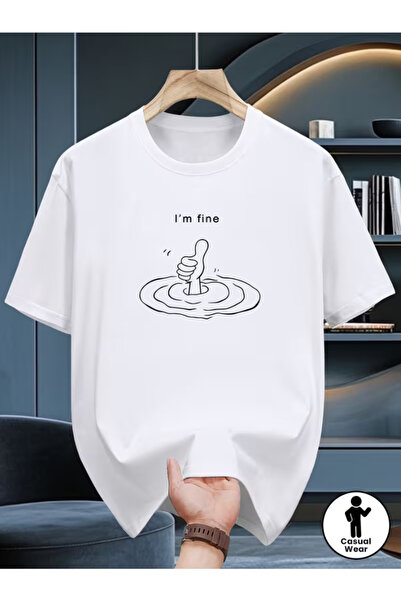 LİNA06 100% Cotton Short Sleeve T-Shirt - Soft Round Neck Casual Summer Tee w...