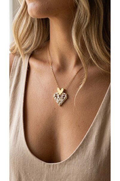 İNN JEWELLERY قلادة من الفولاذ 316L مقاومة للصدأ مع مضاد للحساسية أشكال على ش...