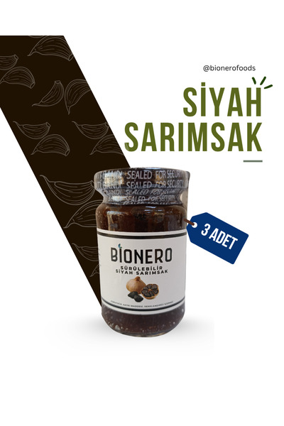 Bionero Foods Sürülebilir Siyah Sarımsak (100g) x 3 Adet