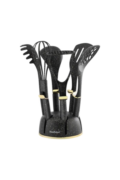 WDA 7-Piece Kitchen Utensil Set with Stand | Non-Stick Cooking Tools