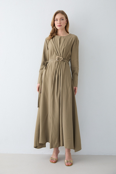 Melike Tatar Modal Brooch Dress 3-2341