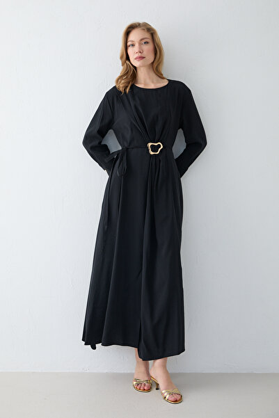 Melike Tatar Modal Brooch Dress 3-2341