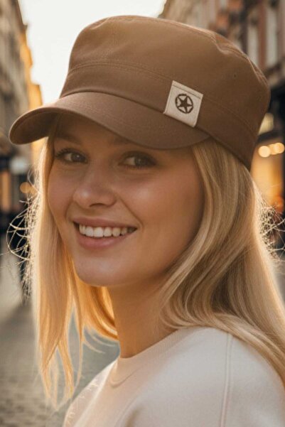 Mood Agenda قبعة كاسترو نسائية قابلة للتعديل مصنوعة من القطن بنسبة 100% مع شا...