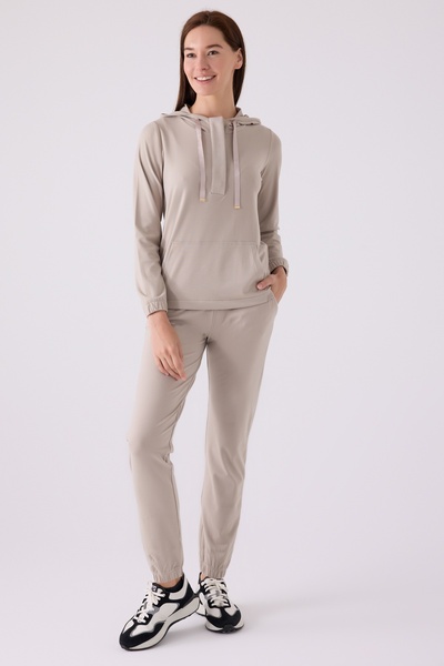 Pierre Cardin Women's Hooded Long Sleeve Winter Super Soft Fabric Tight Leggi...