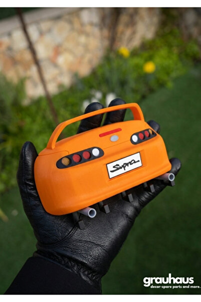 GRAUHAUS Toyota Supra Anahtarlık Araba Tasarım Ev Ofis Garaj Hediyelik Dekora...