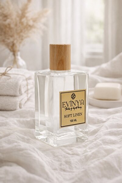 EVİNYA SOFT LINEN 100 ML Kolonya – Temiz Çarşaf Ferahlığı & Uzun Süre Kalıcı ...