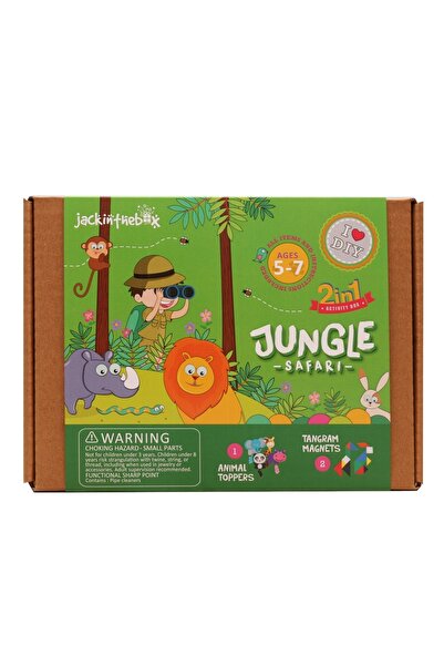 jack in the box Set de creație 2-în-1 Safari în junglă