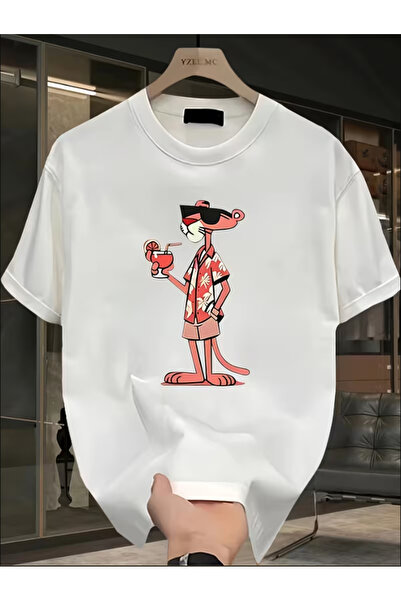 LİNA06 Men'S Oversized Casual Short-Sleeve T-Shirt with a Trendy Print, Made ...