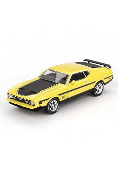 NW NessiWorld 1/64 Ford Mustang Mach1 Grabber Yellow