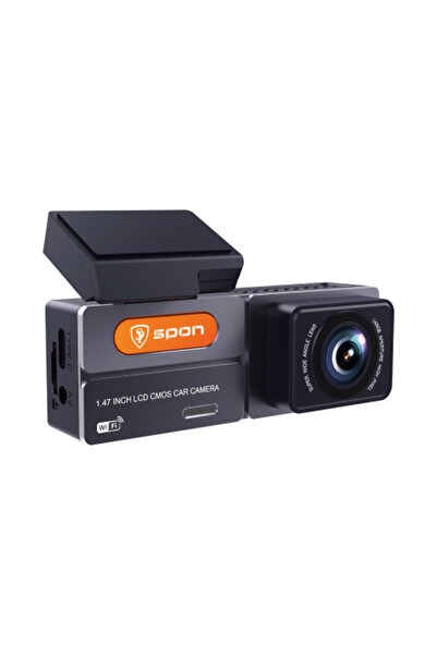 Spon Advanced Dash Cam - 2K Ultra Hd with Rear Camera and Display Screen