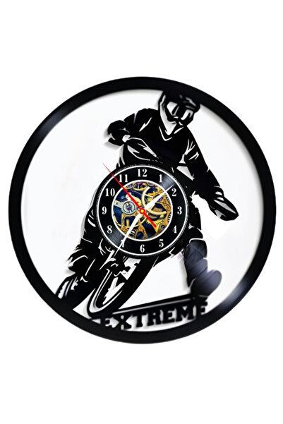OEM Decorative Wall Clock 'Extreme Motocross'