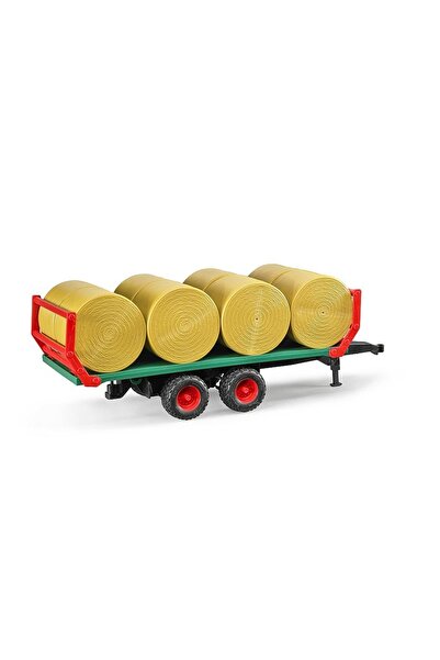 Bruder Brother - Remorcă pentru transport baloturi cu 8 baloturi rotunde