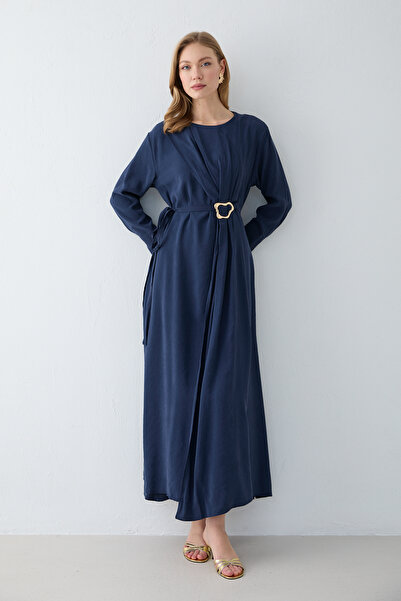 Melike Tatar Modal Brooch Dress 3-2341