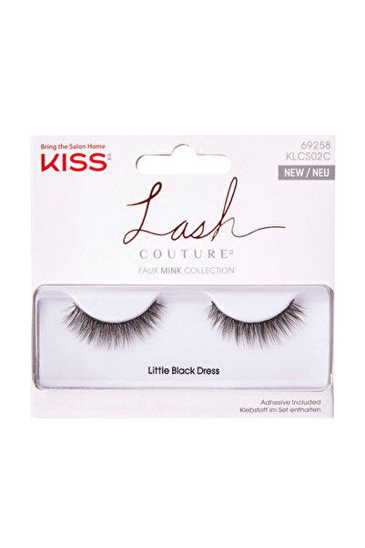 Kiss KLCS02C LASH COUTURE LIL فستان أسود مقاس 2S