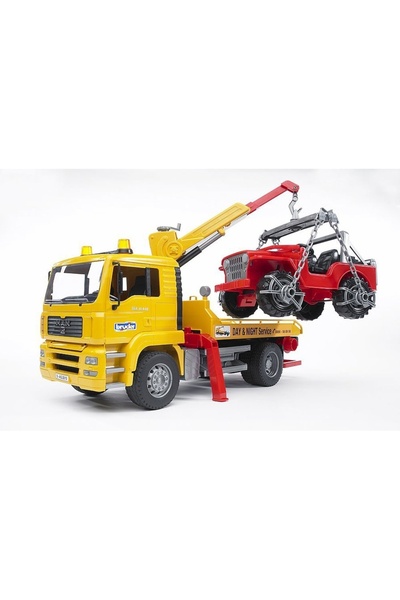 Generic Brand Brother - Camion de tractare Man Tga și Vehicul off-road