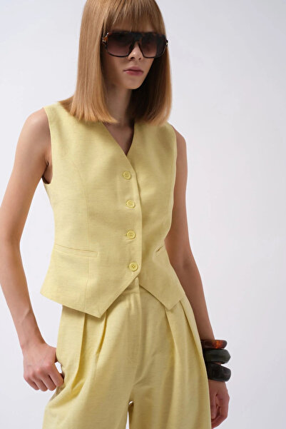 Secret Passion Lingerie Linen Fabric Women's Vest with Floto Pockets and Butt...