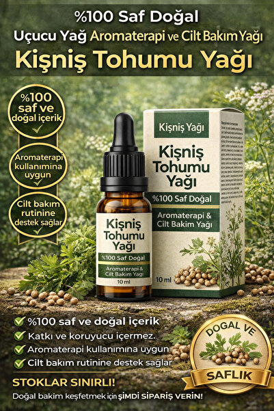 Genel Markalar ife Biorganix LifeKişniş Tohumu Yağı %100 Saf Doğal Uçucu Yağ ...