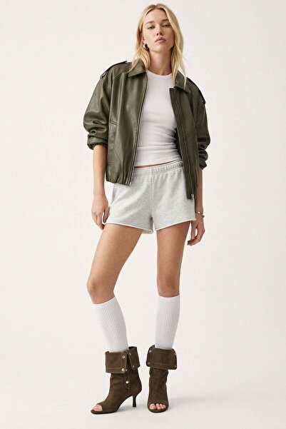 COTENCONCEPT Λεπτό κολάν από βαμβακερό μείγμα, πάνω από το γόνατο, με βάση χω...