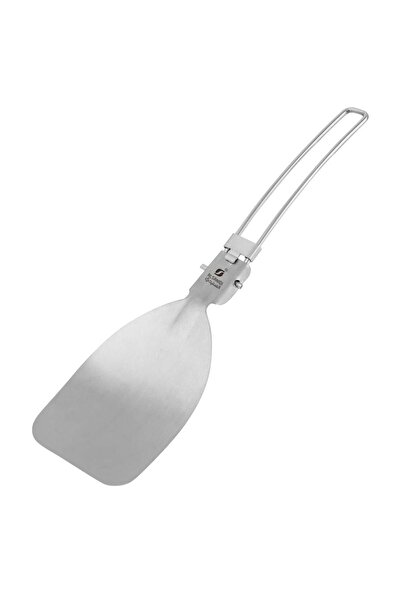 AL SANIDI Foldable Spoon, Kitchen Spoons, Silver, 21.5*6.5 cm