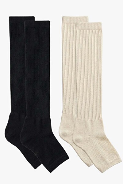 COTENCONCEPT 2 пари легінсів до коліна з бавовняної суміші з підошвою без пал...