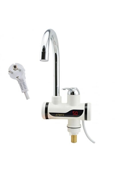 Trendily Ηλεκτρική βρύση για άμεση θέρμανση νερού, Οθόνη LCD για ένδειξη θερμ...