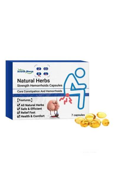 South Moon Natural Herbal Strength Hemorrhoid Capsules