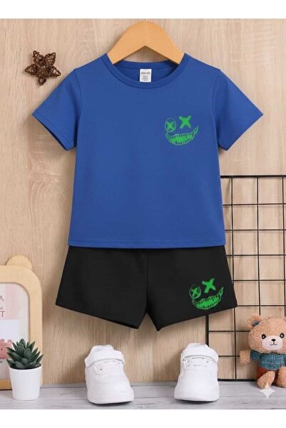 Nice Clothes ΚΑΛΟΚΑΙΡΙΝΟ ΠΑΙΔΙΚΟ ΜΠΛΟΥΖΑΚΙ ΚΑΙ ΣΟΡΤΣ UNISEX (ΜΕ ΠΡΑΣΙΝΗ ΣΤΑΜΠΑ)