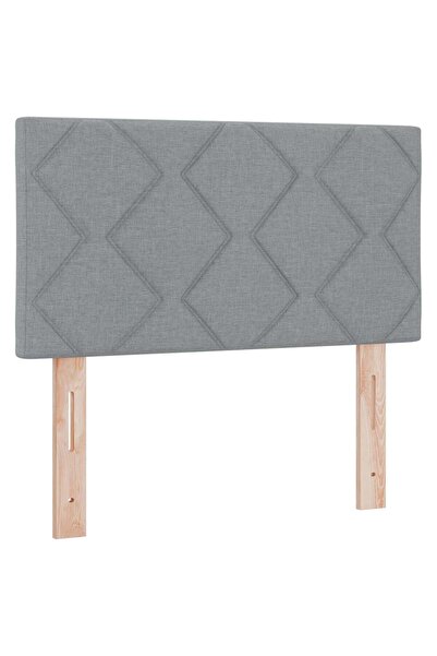 vidaxl Headboard Light grey 80 cm fabric