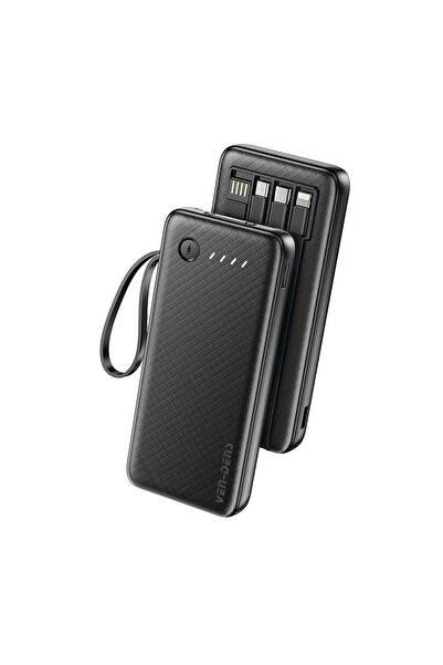 VEN-DENS Vendens VD-PB059 Premium 20000mAh Dijital Powerbank 4 Dahili Kablo