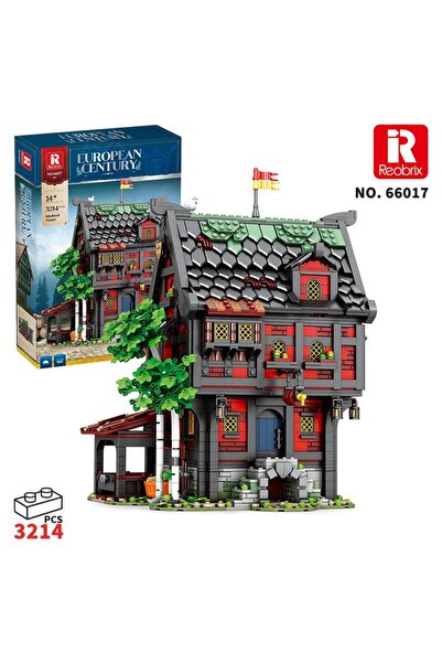 REOBRIX 66017 Haçlı Hanı Yaratıcı Yapı Blok Seti Building Block (Medieval Tav...