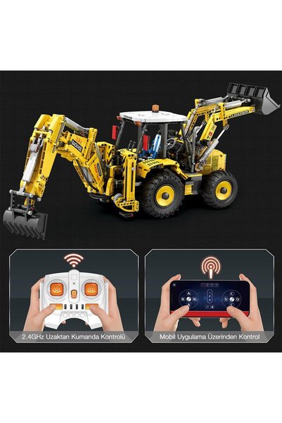 REOBRIX Technic 22018 Rc C a t E R P I L L a R Bulldozer Controlled & Motorized Creative Building Block Set Building Bl