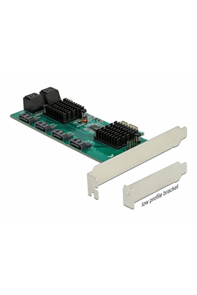 DELOCK PCI Express cu 8 porturi SATA III LPFF, 90072