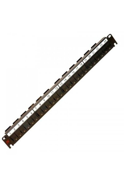 Nexans Patch Panel N521.661BK, 19inch, 24 Ports, Black