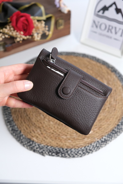 Norvi Leather Women's Genuine Leather Wallet with Card Holder 1355