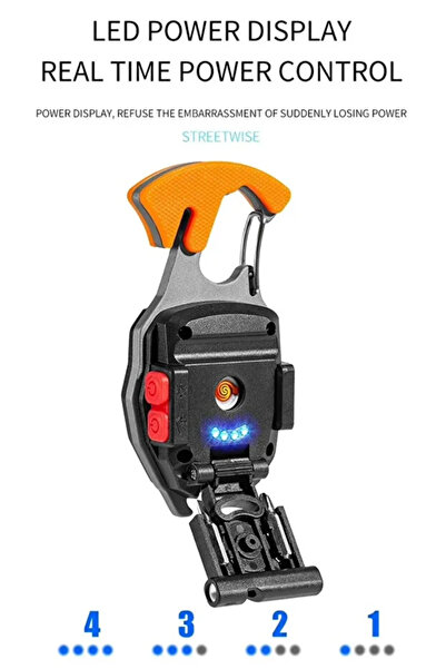 Ö ÖZMERT ASKERİ MALZEME Pro Kamp Feneri Çok Fonksiyonlu Fener Anahtarlık Usb ...