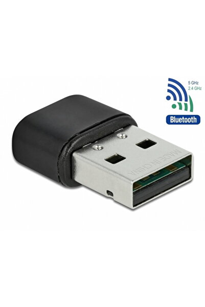 DELOCK Adaptor 2 în 1 Bluetooth 4.2 + adaptor USB Dual band WLAN ac/a/b/g/n 4...