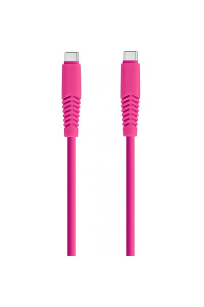 Setty USB-C Data and Charging Cable - USB-C Setty, 18W, 1.5m, Pink