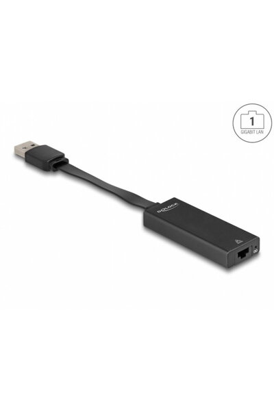 DELOCK Adaptor USB 3.1-A la Gigabit LAN Slim, 66245