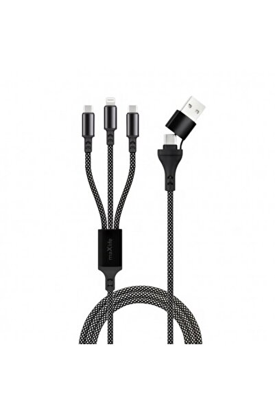 Max Life Charging Cable USB-A / USB-C - Lightning / USB-C MaXlife 3in1, 66W, ...