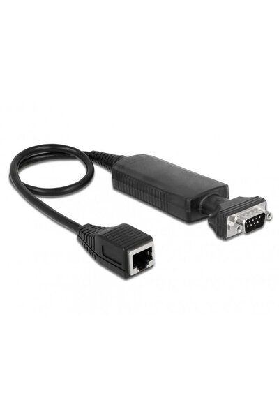 DELOCK Adaptor LAN RJ45 la serial RS-232 DB9 M-T, 62976