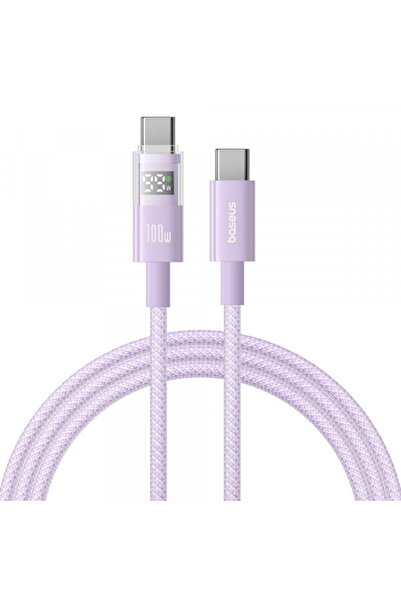 Baseus USB-C Data and Charging Cable - USB-C Display 2, 100W, 1m, Purple P103...