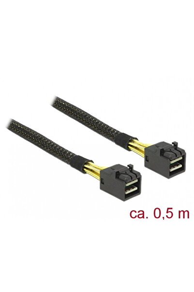 DELOCK Mini SAS HD SFF-8643 Cable 0.5m, 83386