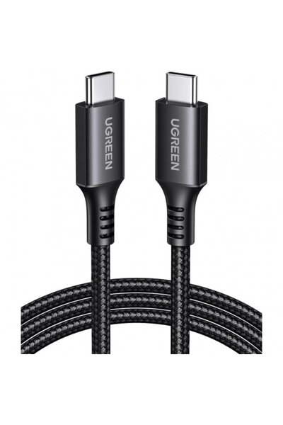 Ugreen USB-C - USB-C US567 Data and Charging Cable, 60W, 1m, Gray