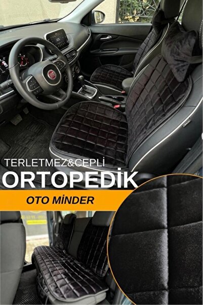 LEVVİA FİAT EGEA SEDAN/CROSS PREMİUM BABYFACE SU GEÇİRMEZ OTO MİNDER SETİ-SİYAH