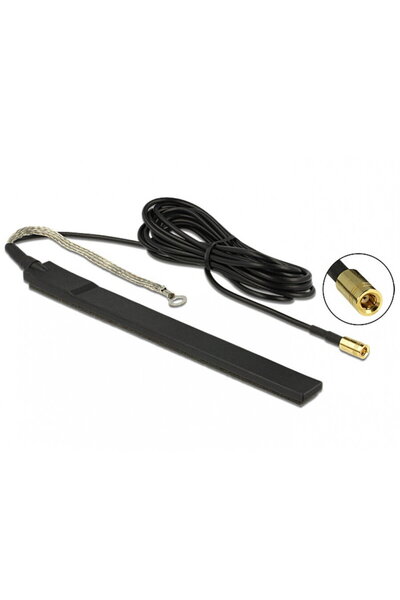 DELOCK Outdoor DAB+ antenna SMB interface 23 dBi active omnidirectional, 12411