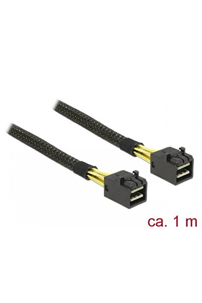 DELOCK Mini SAS HD SFF-8643 Cable Mini SAS HD SFF-8643 1m, 83387