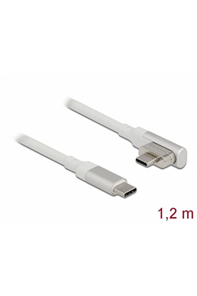 DELOCK Cablu Thunderbolt 3 (USB-C) magnetic drept/unghi 90 grade 4K60Hz/100W ...
