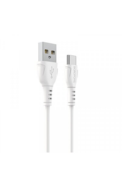 Borofone Cablu Date si Incarcare USB-A - USB-C, BX51, Triumph MP, 18W, 1m, Alb