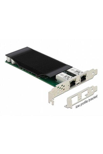 DELOCK PCI Express x4 cu 2 x RJ45 Gigabit LAN PoE+ Intel i350, 88500